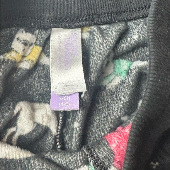 Women soft fleece holiday pajama pants S4-6 - Picture 3 of 4